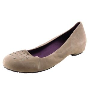 Weil‎ Size 9.5 M Brown Flats Leather Women Shoes